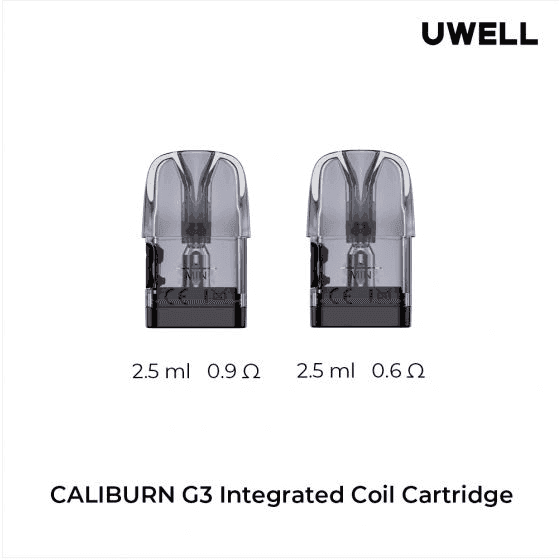 Uwell Caliburn G3 咖喱棒G3煙彈0.6|0.9空倉替換倉